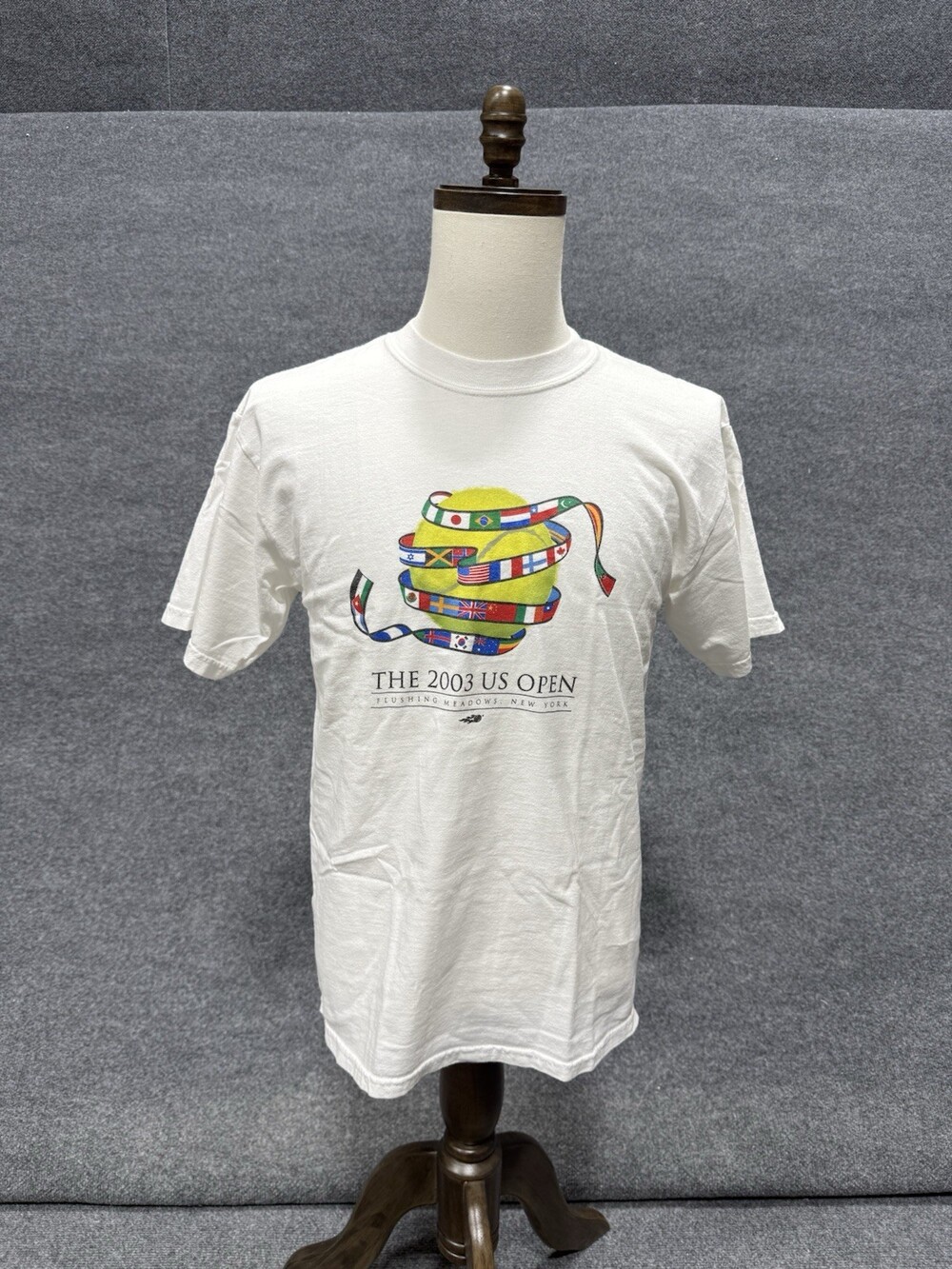 2003 US Open Tennis Flushing Meadows New York Graphic T Shirt Mens Medium